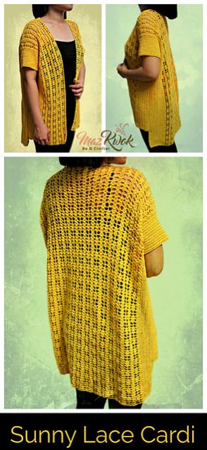 Sunny Lace Cardi for Women, XL only-d2-jpg