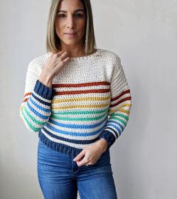 Bright Side Sweater for Women, can be customize to any size-w1-jpg