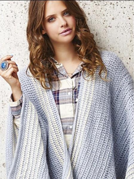 Braided Blanket Crochet Ruana for Women-e4-jpg