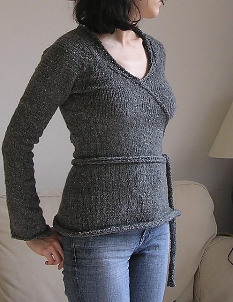 Unwrapped Pullover for Women, 28&quot;- 54&quot;, knit-c1-jpg