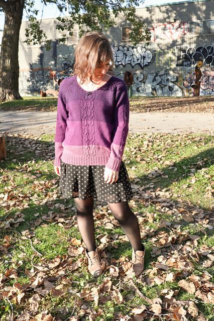 Twist and Fade Raglan Pullover for Women, XS-3XL, knit-f4-jpg