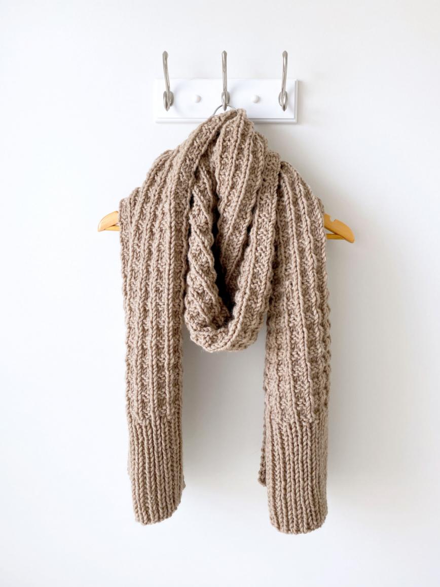 Weekend Brunch Scarf for Adults, knit-a1-jpg