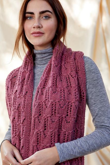Bouquet Scarf for Women, knit-a1-jpg