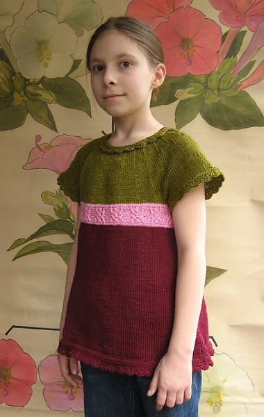 Mirabilis Tee for Girls, 4-10 yrs, knit-a2-jpg