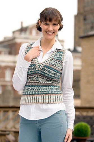 Ivy League Vest for Women, 28&quot; to 41 3/4&quot;, knit-c2-jpg