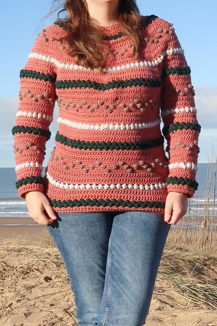Beads and Bobbles Sweater for Women, XS-5XL-w1-jpg