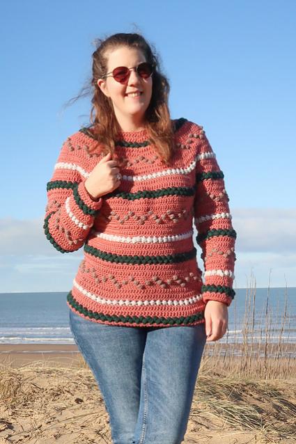 Beads and Bobbles Sweater for Women, XS-5XL-w4-jpg