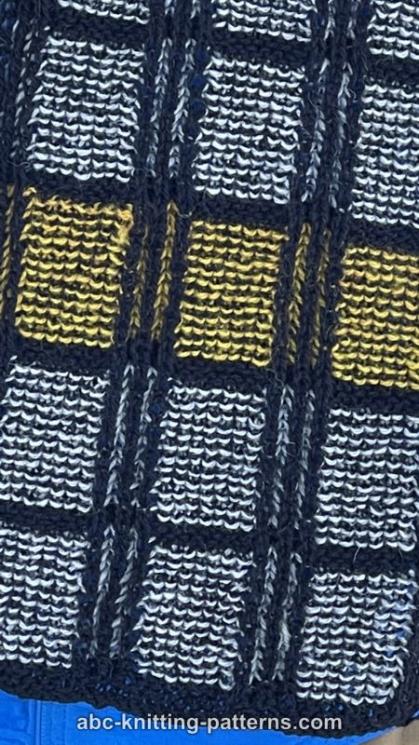 Mondrian Plaid Brioche Scarf for Adults, knit-c3-jpg