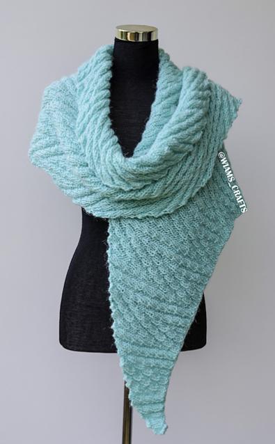 Slithering Shawl, knit-a5-jpg