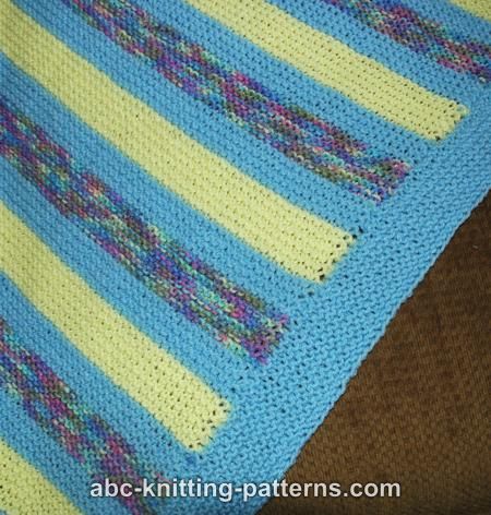 Easy Garter Stitch Baby Blanket, knit-a4-jpg