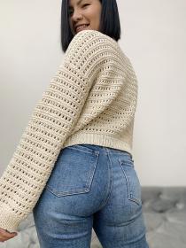 Lacy Knitted Sweater for Women, XS-XXL, knit-d2-jpg