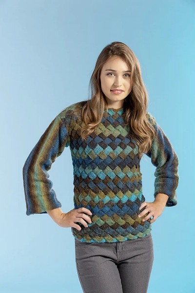 Landscapes Sweater for Women, XS-4X, knit-d2-jpg