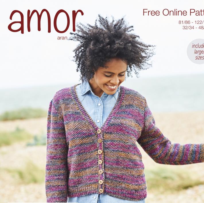 Cardigan in Amor for Women, 32'-50&quot;, knit-d1-jpg