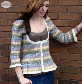 Bome Cardigan for Women, 32&quot; to 48,  knit-d2-jpg