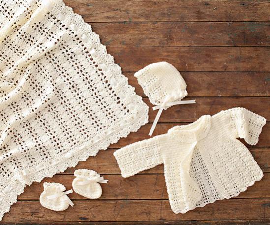 Lacy Crochet Baby Outfit, 3 mos-e2-jpg