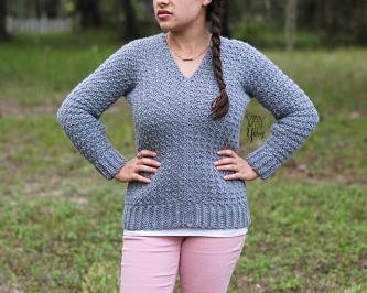 Textured Pullover for Women, XS-5X-w1-jpg