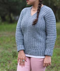 Textured Pullover for Women, XS-5X-w5-jpg