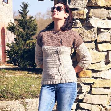 Leaf Sweater for Women, S/M/L, adjustable-e4-jpg