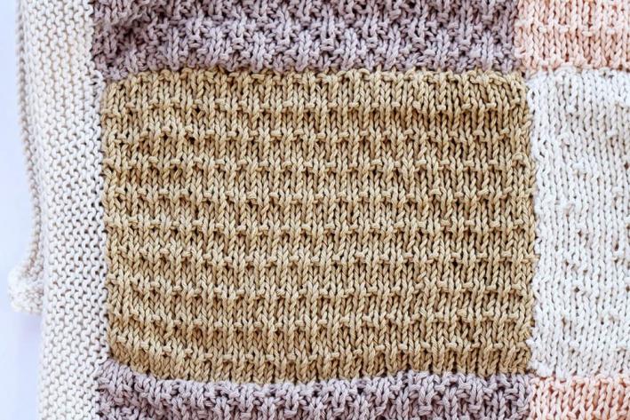 Patchwork + 4 Stitch Baby Blanket, knit-d8-jpg
