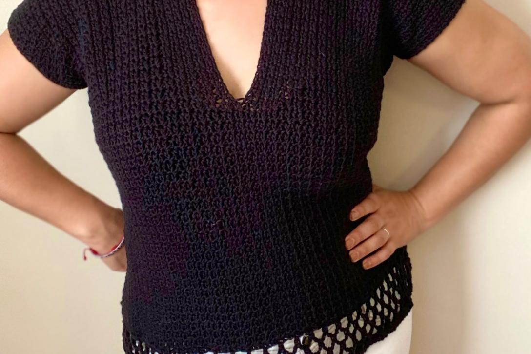 V-Neck Sweater Variation for Women, XS-XL, adjustable-q1-jpg