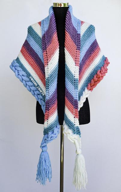 Snow Queen Braid Shawl, knit-a1-jpg