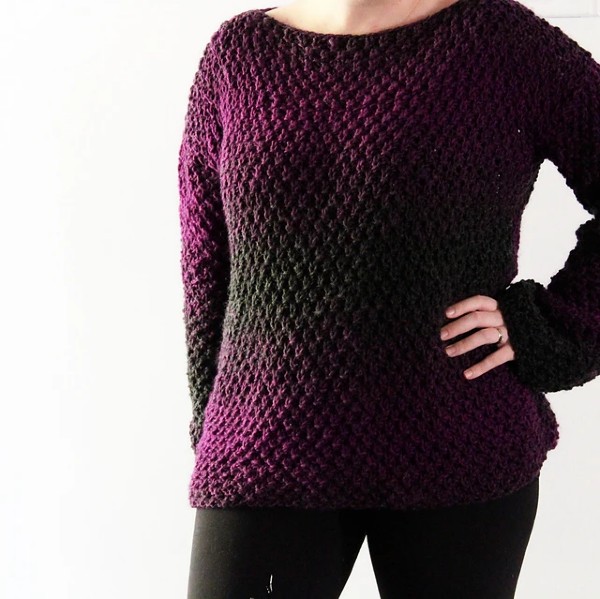 Amethyst Sweater for Women, XS-5X, knit-c1-jpg