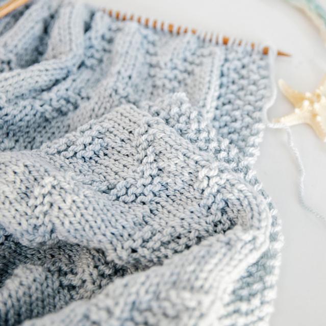 Seaside Baby Blanket, knit-a4-jpg