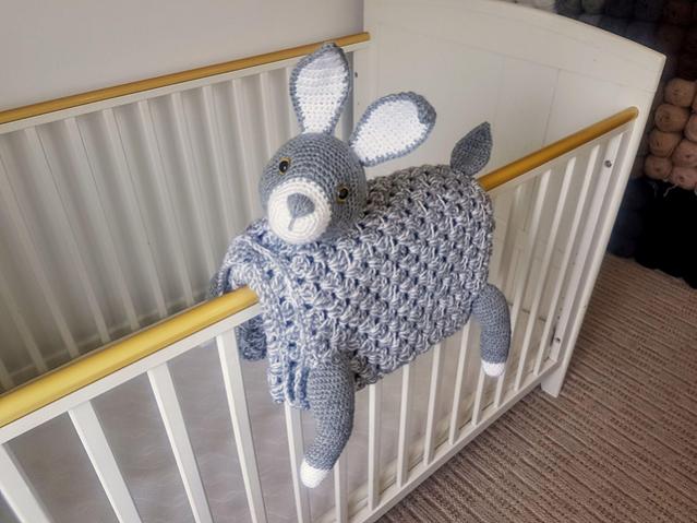 Woodland Bunny Baby Blanket (Free until 6/5/21 5pm UK time)-a1-jpg