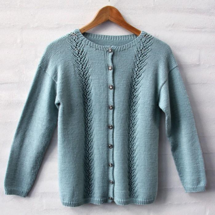 Laura Cardigan for Children, 1-12 yrs, for Women XS-XL, knit-a1-jpg