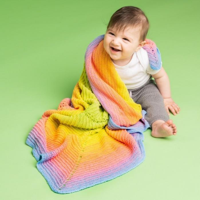 Tusindfryd Baby Blanket, knit-a1-jpg