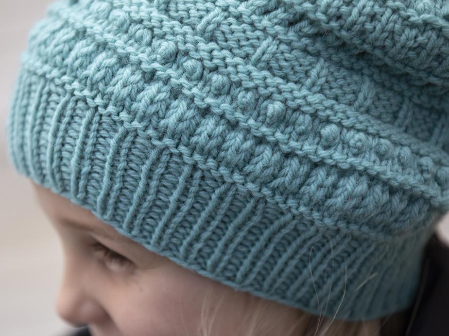 Kirken Pullover and Nikolaj Hat for Girls, 2-12 yrs, knit-d4-jpg