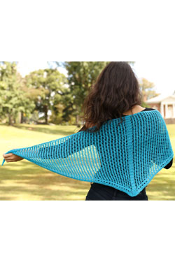 Electra Lite Triangular Mesh Shawl, knit-a1-jpg