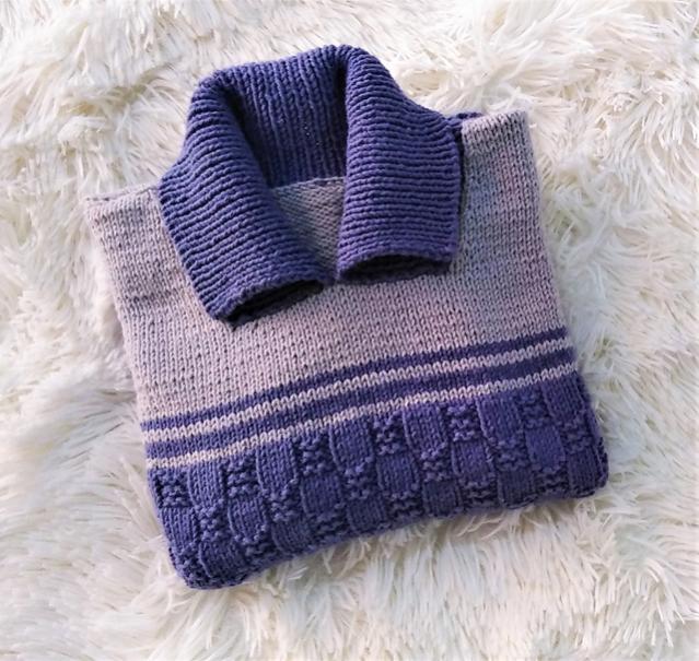 Adam's First Sweater, 2-4 yrs, knit-a2-jpg