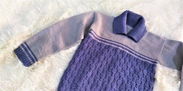 Adam's First Sweater, 2-4 yrs, knit-a3-jpg