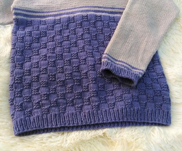 Adam's First Sweater, 2-4 yrs, knit-a4-jpg