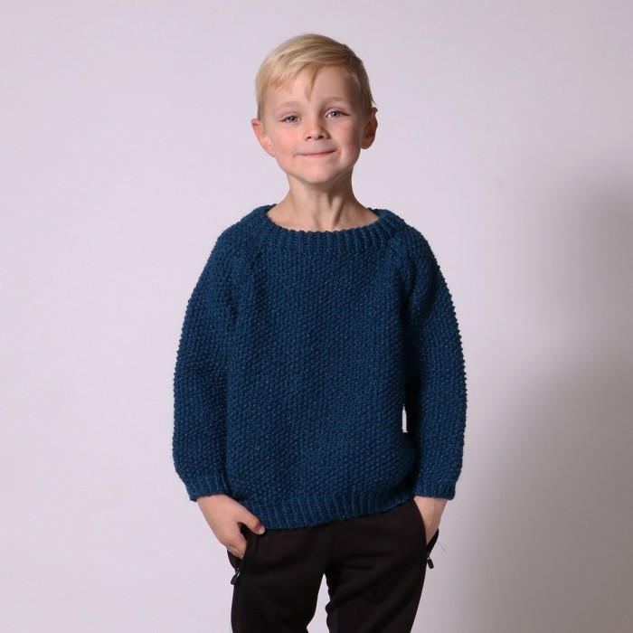 Starlight Moss Stitch Sweater for Boys, 2 to 12 yrs, knit-d1-jpg