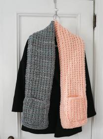Color Blocked Pocket Scarf, knit-a1-jpg