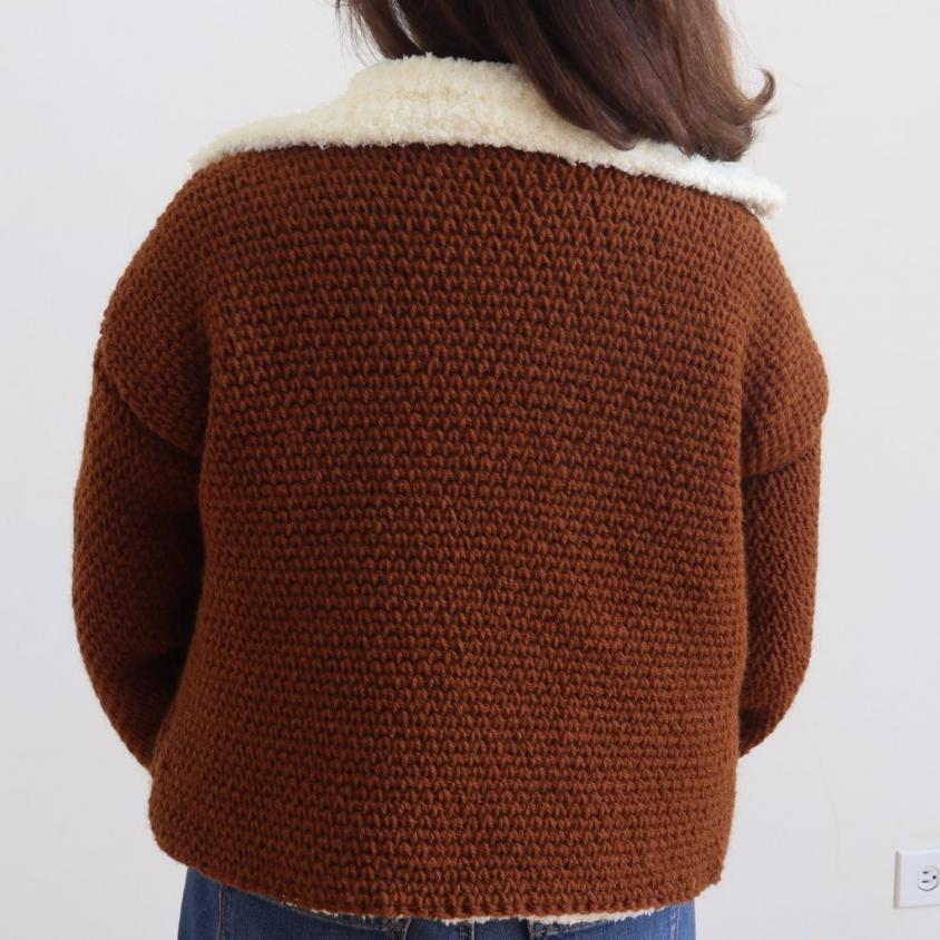 Crochet Jacket for Women, size is customizable-r3-jpg