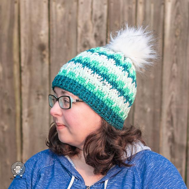 Shifting Posts Hat and Cowl for Adults-e1-jpg