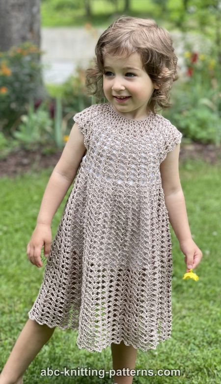 Children's Summer Shell Dress for Girls, 2-8 yrs-q2-jpg