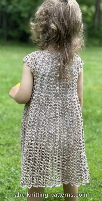 Children's Summer Shell Dress for Girls, 2-8 yrs-q3-jpg