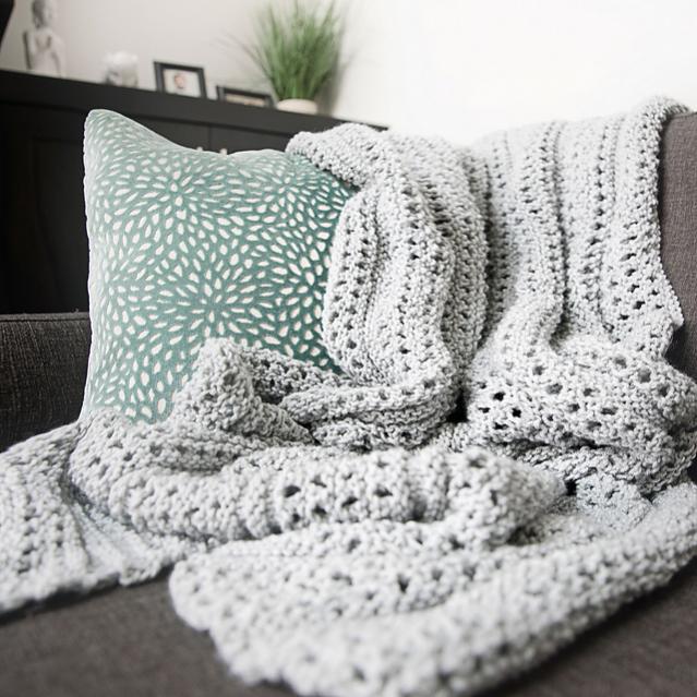 The Zen Blanket, knit
