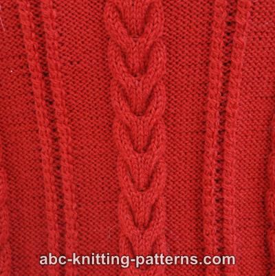 Cowl Neck Sweater with Cables for Women, 12/14 (42/44) knit-a3-jpg