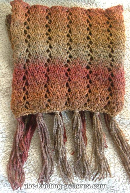 Chevron Lace Scarf for Adults, knit-d2-jpg