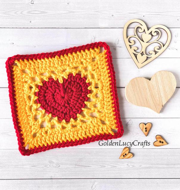Heart Granny Square and Heart Paw Print Applique-q1-jpg