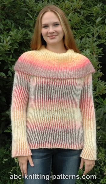 Reversible Brioche Sweater for Women, S-3X, knit-a1-jpg