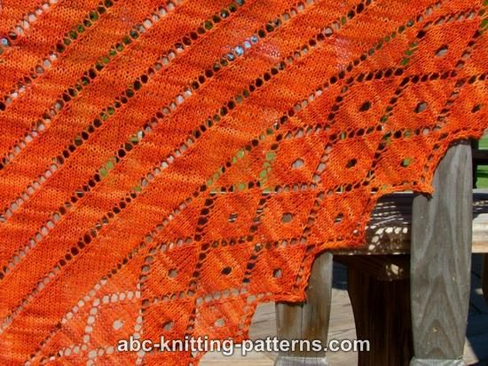 Greek Revival Shawl, knitf-s2-jpg