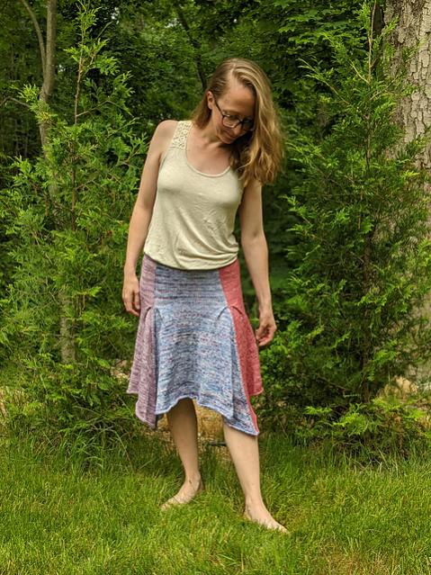 Petal Skirt for Women, XS-5XL, knit-a1-jpg