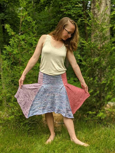 Petal Skirt for Women, XS-5XL, knit-a2-jpg