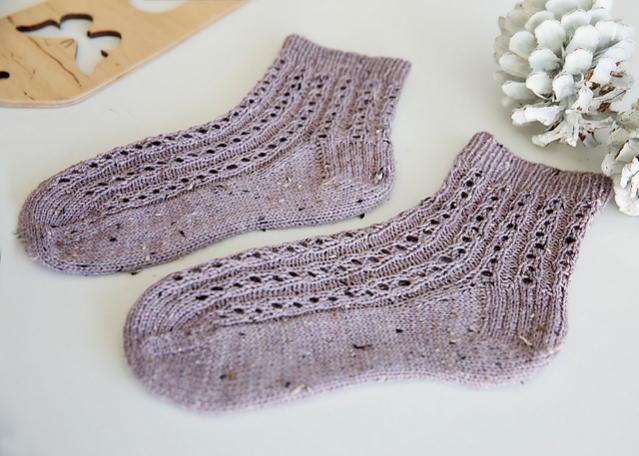 Bliss Lace Socks for Women, knit-a3-jpg
